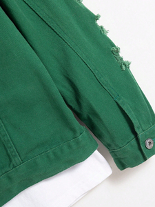 Hot Selling <b>Men's</b> Denim <b>Jacket</b> for <b>Man</b> Trending High Street Winter Designs High Quality Breathable <b>Jackets</b> <b>Jacket</b> For <b>Man</b> - Product Image 4