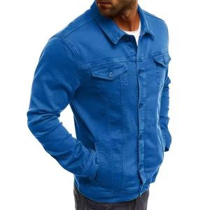 <b>Men's</b> Custom Plus Size Jackets in <b>Red</b> Color Vintage <b>Jean</b> Jacket Customized Blue Color Denim Jackets for <b>Men</b> - Product Image 3