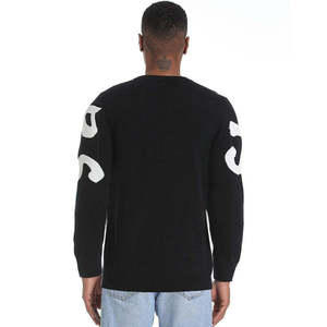 Fabricant de pulls pour hommes avec LOGO personnalisé Pull en tricot à motif jacquard Pull décontracté à col rond d'hiver Pull en tricot personnalisé pour hommes - Product Image 4