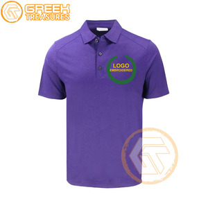 T-shirt brodé en jersey Omega personnalisé fraternité polo Psi grec de haute qualité pour hommes respirant sororité - Product Image 5