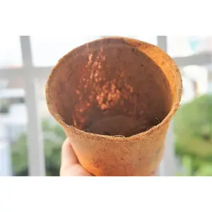 HOT DEAL fibra di cocco fibra di cocco vaso fioriere prodotti di cocco fatti a mano ecologici per l'esportazione 99GD