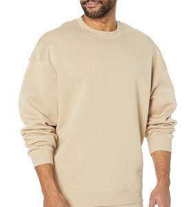 Sweat-shirt unisexe surdimensionné à col rond et fermeture éclair 1/4, en molleton 100 % coton, pull à manches longues pour l'hiver - Product Image 5