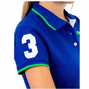 เสื้อโปโลผู้หญิงสีพื้นราคาดีที่สุด รับทำโลโก้ตามสั่ง เสื้อยืดโปโลผู้หญิงแบบเรียบ บริการ OEM ปี 2026 - Product Image 5