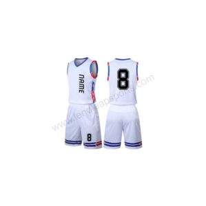 ชุดบาสเก็ตบอลเครื่องแบบบาสเก็ตบอลวัสดุโพลีเอสเตอร์100% ดีไซน์ดี - Product Image 5