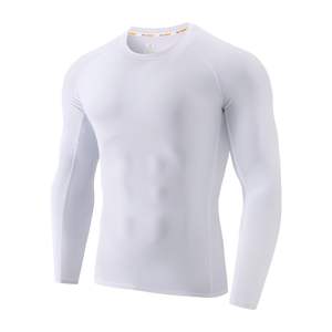 Personalizado sublimado manga larga MMA BJJ Rash Guard secado rápido compresión ajuste gimnasio camisa Anti-UV ropa deportiva hecha en Pakistán OEM - Product Image 4