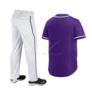 Team Wear Baseball Uniform Best Quality Breathable Pakistan Made Baseball Uniform Adult Size - Product Image 2