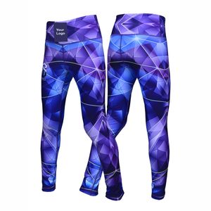 Mallas de yoga transpirables de secado rápido personalizadas, mallas deportivas de compresión para correr para mujer, mallas de yoga sin costuras de moda de cintura alta - Product Image 4