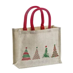 Small Jute Tote Bag Handmade Stylishly Sustainable Top Quality Eco Friendly Jute Tote Bags For Sale