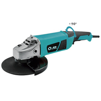 Meuleuse d'angle électrique mini 1500W et 1800W avec interrupteur à gâchette pour bricolage, micro-meuleuse et disque de ponçage en acier inoxydable 180mm