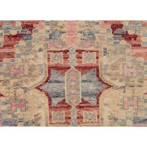 Tapis en laine noué à la main Erbe rose et violet Pkwl-472 9x12, motif médaillon, tapis de salon pour la décoration des couloirs d'adolescents - Product Image 3