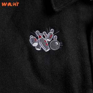 Veste universitaire de créateur OEM pour hommes avec écusson en chenille Vestes universitaires d'hiver en cuir avec broderie de baseball Logo personnalisé - Product Image 4