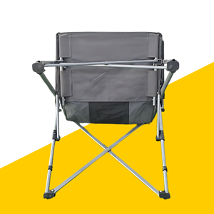 Silla de estilo moderno para acampar y hacer senderismo, muebles de exterior con forro de tela y marco de acero inoxidable para uso en parques - Product Image 4