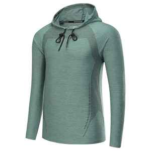 2026 Regular Men Pullover <b>Hoodies</b> Heavyweight Hoodie for Outdoor Running <b>Workout</b> and Modern Urban Styling - Product Image 1