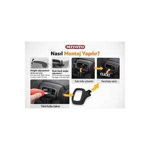 Juego de Palancas de Ajuste de Asientos de Cuero Izquierdo y Derecho para VW Passat Golf Polo Caddy Octavia Superb Leon Scirocco Estilo Ejecutivo - Product Image 2