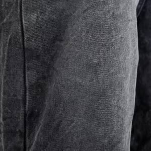 กางเกงขาสั้นผ้ายีนส์เอวกลางระบายอากาศดีผ้า100% จากปากีสถานทำตามความต้องการ - Product Image 5