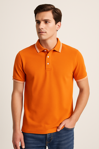 Camiseta Polo Premium de Alta Calidad para Hombre, Corte Ajustado, Costuras Perfectas, Alta Demanda, Uso Corporativo e Informal, Venta al Por Mayor Personalizada - Product Image 5