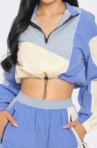 Conjunto Deportivo Cortavientos de Nailon al por Mayor, 100% Poliéster Transpirable, Precio de Fábrica, Conjunto de 2 Piezas - Product Image 3