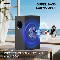 Système stéréo domestique OEM 2.1 canaux, barre de son avec basses profondes, USB, AUX, ARC, TV, multimédia, haut-parleur sans fil, barre de son avec caisson de basses