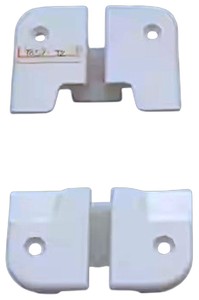 Interlocking Flush Mount <b>Bracket</b> Made of Durable Plastic for Secure Attachment - Product Image 3