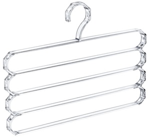 Multi-layer Crystal Pants <b>Hanger</b> for Closet Organizing Space-Saving Design for Ties Belts and Scarves Durable Organizer <b>Hanger</b> - Product Image 4
