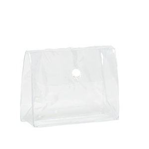 Purse Style Soft Vinyl Pocket <b>Bags</b> with Transparent Pattern - Product Image 3