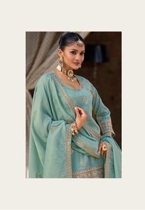 Festival Wear Simar With Embroidery Work Salwar Suit Online Shopping India At Lowest Rate Woman Fashion Manufacturer From Surat - Product Image 2