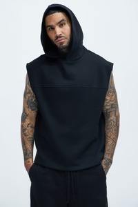 Best Quality <b>Men</b> Sport Hooded <b>Vest</b> <b>Running</b> Training Quick Drying Tank Tops Hoodies Workout Sleeveless <b>Vest</b> - Product Image 3