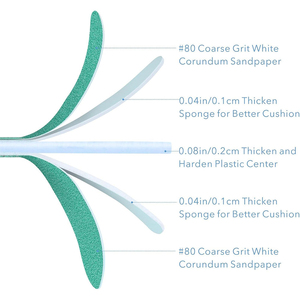 Lime à ongles double droite en acier inoxydable de qualité supérieure pour une mise en forme douce et sûre des ongles naturels faibles et cassants - Professionnelle et durable - Product Image 4