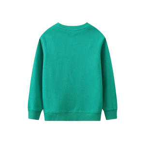 2025 primavera y otoño niños algodón Color sólido empalme sudaderas más vendidos - Product Image 2