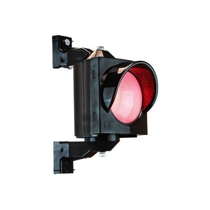 Émetteur de signal LED simple en aluminium de 100 mm, jaune, 300 mm, IP65, PC et plastique - Product Image 2