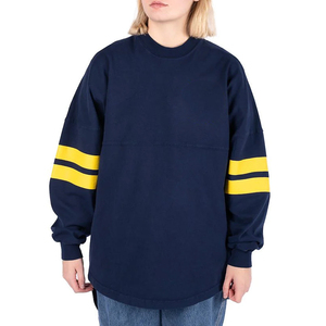 Long Sleeve Women Oversize Jerseys Low Price Best Sale Custom Logo Print Women's <b>Spirit</b> Shirt For Casual Wear - Product Image 4