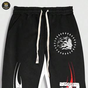 French Terry Flare Custom Heavyweight Stacked Pants Unisex Venta al por mayor OEM Jogger Pantalones de chándal Hombre Pantalones para niños - Product Image 3