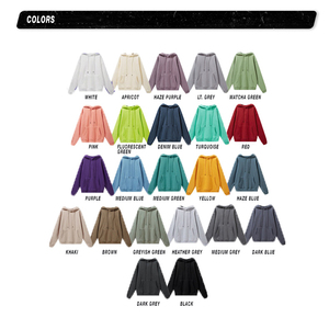 Ropa de calle de peso pesado 345G Color sólido 36 colores Forro polar Sudadera con capucha de gran tamaño Loose Fit Men's Trendy Pullover - Product Image 2