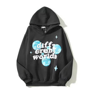 100% algodón hecho hombres Puff impresión Sudadera con capucha para la venta en línea hecho a medida mejor Material Puff impresión Sudadera con capucha - Product Image 1