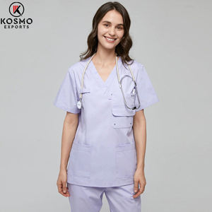 ชุดผ้าเจอร์ซีย์สำหรับผ่าตัดพยาบาลชุดยูนิฟอร์มทางการแพทย์สำหรับผู้หญิงออกแบบได้ตามต้องการ - Product Image 6
