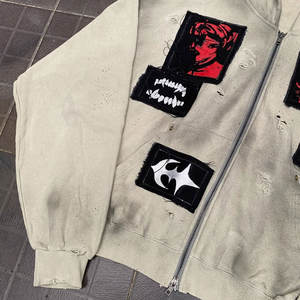 เสื้อฮู้ดดี้โอเวอร์ไซส์สุดเทรนดี้สำหรับผู้ชายและผู้หญิง สวมใส่สบาย ทรงหลวม เสื้อฮู้ดดี้ผู้ชาย ผู้ผลิตเสื้อฮู้ดดี้ - Product Image 4