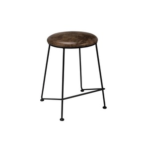 Taburete de Bar otomano de gran calidad de diseño simple, tamaño de forma personalizado, mini taburete con acabado en polvo negro, tasa de venta - Product Image 3