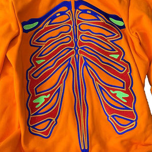 2024 automne hiver femmes coton biologique pull col rond sweat Logo personnalisé éponge française dans la technique de lavage à l'acide couleur grise - Product Image 4