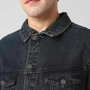 Chaquetas Vaqueras Personalizadas, Servicio OEM/ODM, Estilo Vintage, Estampado Bordado, Algodón Lavado Claro, para Hombre - Product Image 2