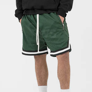 Pantalones cortos informales de malla para uso en exteriores, precio al por mayor, pantalones cortos de malla ligeros de gran tamaño con logotipo personalizado - Product Image 2