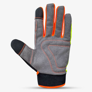 Gants de mécanicien Skatiq SG-2415 haute visibilité en peau de chèvre et nylon, compatibles écran tactile, antidérapants, imperméables, de haute qualité, pour la sécurité - Product Image 3