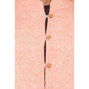 Veste légère en coton matelassé pêche pour femme Printed-SHKL1020 vêtements régionaux - Product Image 5