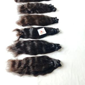 Virgen 100% Remy cutícula alineada vietnamita Color Natural negro mujeres onda profunda procesada mejores marcas extensiones de cabello tejido - Product Image 2