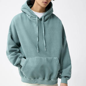 เสื้อฮู้ดพืชสองชั้นสำหรับผู้ชายผ้าฟลีซผ้าฝ้าย400บ็อกซี่ปักลายสไตล์สตรีทแวร์สำหรับฤดูหนาว - Product Image 3