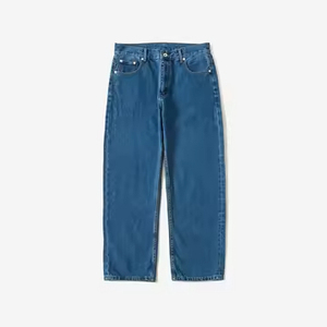 OEM High Quality Breathable Men's Loose Fit <b>Jeans</b>, Custom Pattern Wholesale Men's Breathable Relaxed Men's Denim <b>Jeans</b> - Product Image 1