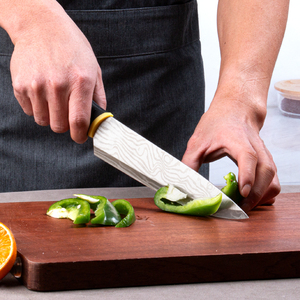 ชุดมีดโอเอ็มแบบกำหนดเองมีดเชฟแบบญี่ปุ่นที่ดีที่สุดทนทานมีดทำครัวสำหรับใช้ในบ้าน - Product Image 4