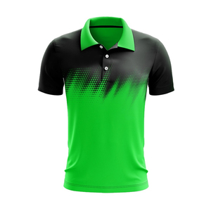 Half Sleeve New Custom Sublimation Printed <b>Summer</b> Casual Sports Pickleball Polo <b>Shirts</b> OEM - Product Image 4