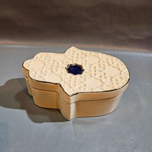 Venta al por mayor contenedor de almacenamiento de cerámica rectangular de gran tamaño con tapa para cocina hogar restaurante Hotel-utensilios de cocina - Product Image 4