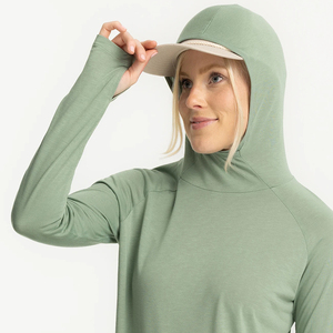Sudadera de Pesca Ligera de Bambú Personalizada para Mujer, Protección UV, Absorbe la Humedad, Sudadera de Pesca de Bambú Orgánico, Camisa para Exteriores con Orificio para el Pulgar - Product Image 4
