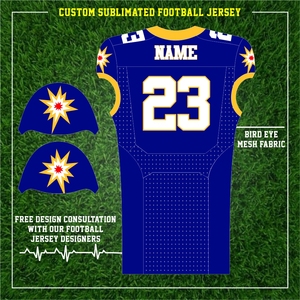 MAILLOTS DE FOOTBALL AMÉRICAINS PERSONNALISÉS AVEC NUMÉROS CHROMÉS UNIFORMES DE FOOTBALL - Product Image 3